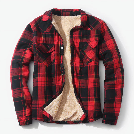 Redwood Plaid Button Up Flannel