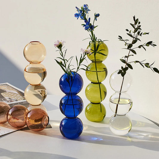 BlossomBulb Glass Bloom Vase