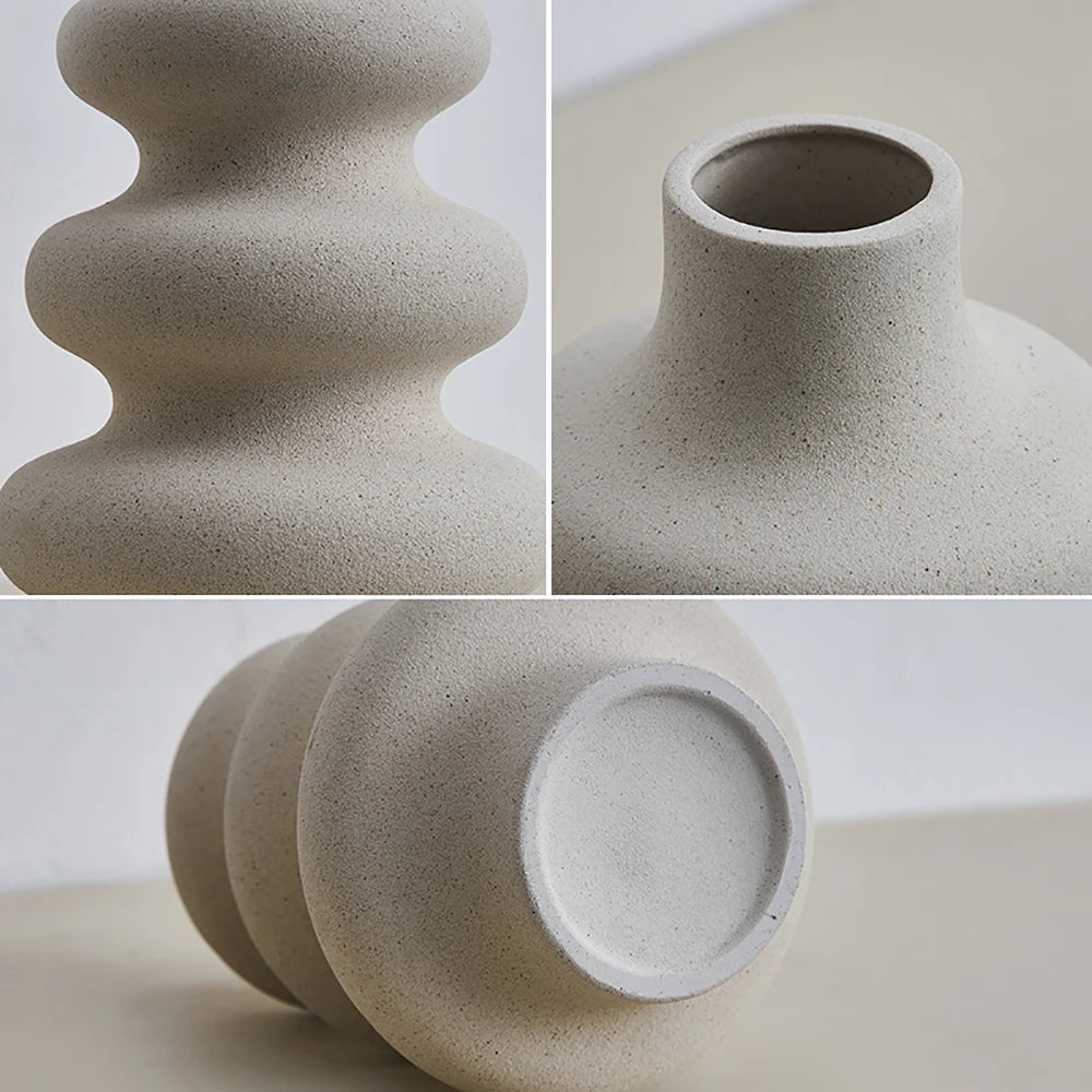 Modern Curvy Ceramic Vase