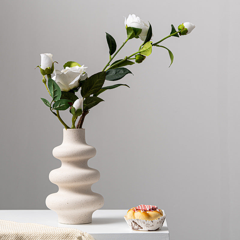 Modern Curvy Ceramic Vase