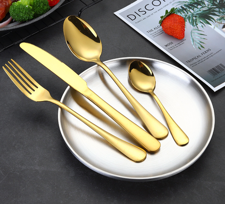 24-Piece Golden Gift Tableware Collection