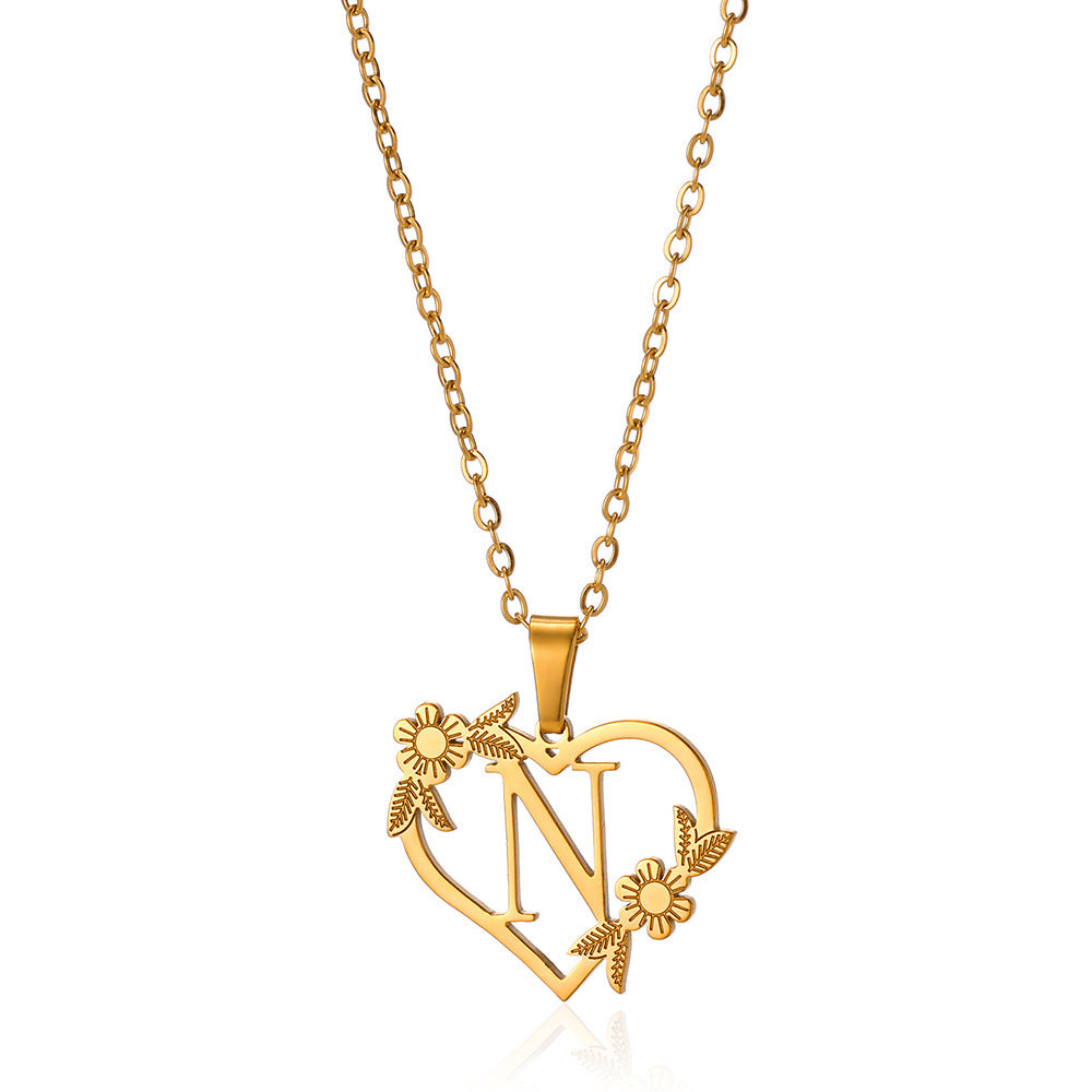 Heartfelt Initial Necklace