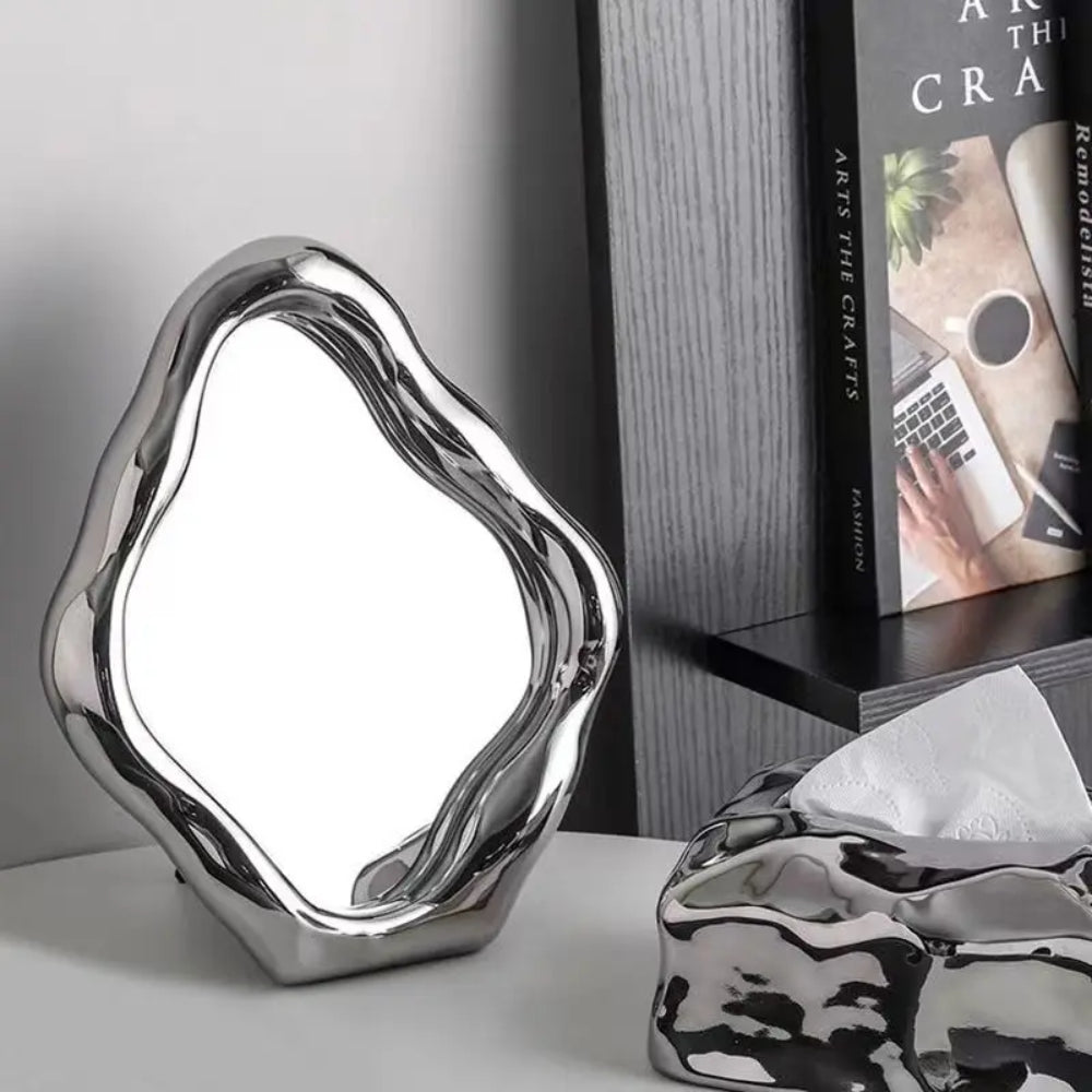 Surrealistic Melting Modern Mirror