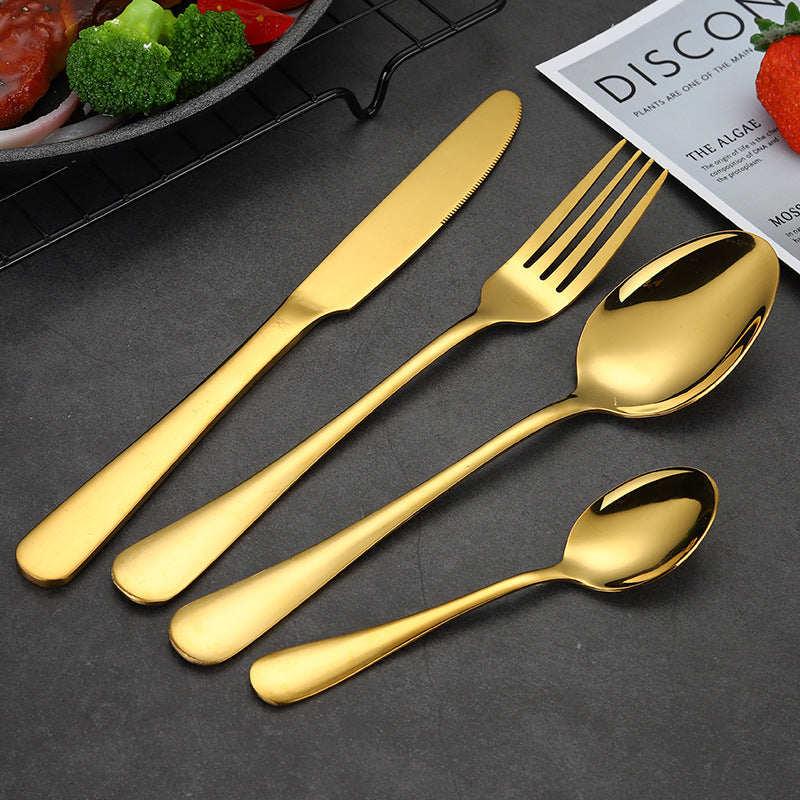 24-Piece Golden Gift Tableware Collection