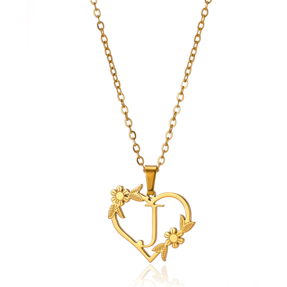 Heartfelt Initial Necklace