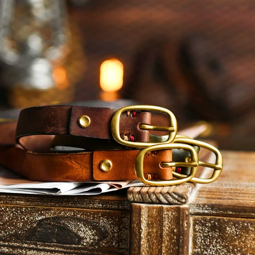 Estate Full-Grain Leather Belt