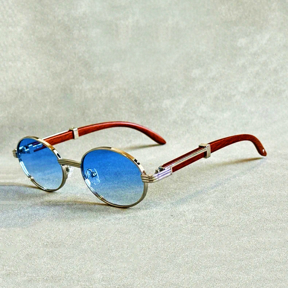 Classic Round Frame Vintage Sunglasses