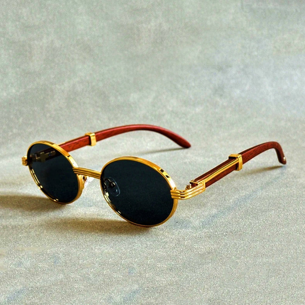 Classic Round Frame Vintage Sunglasses