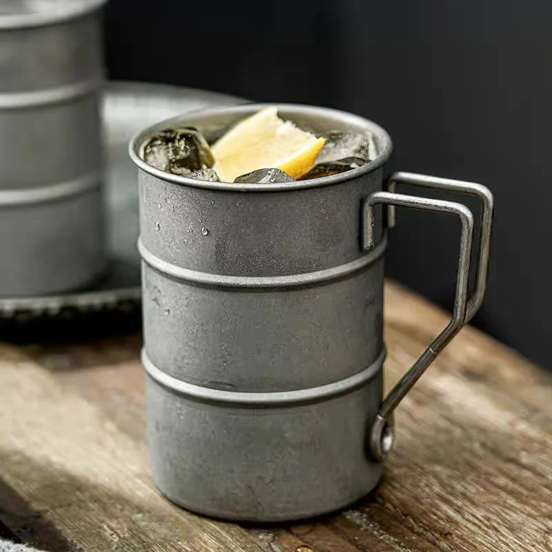 12 OZ Stainless Steel Outdoor Camping Mugs