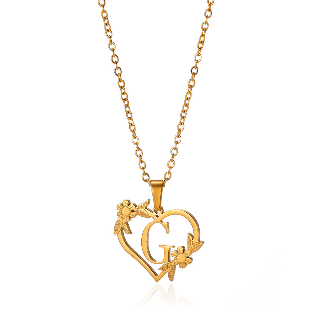 Heartfelt Initial Necklace