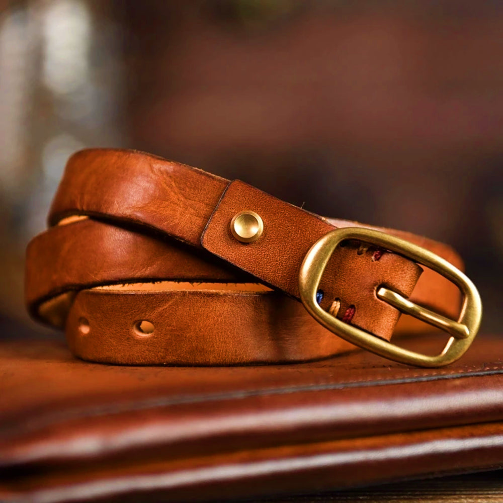 Estate Full-Grain Leather Belt