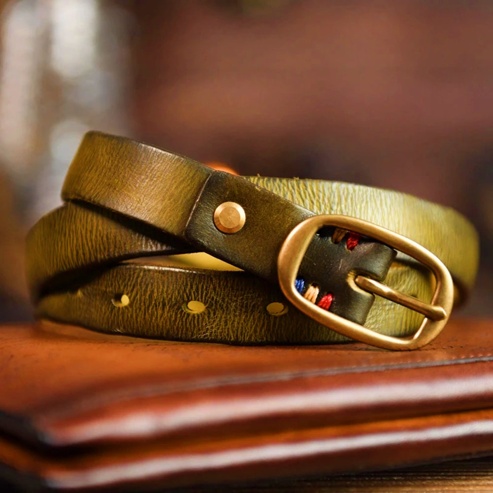 Estate Full-Grain Leather Belt