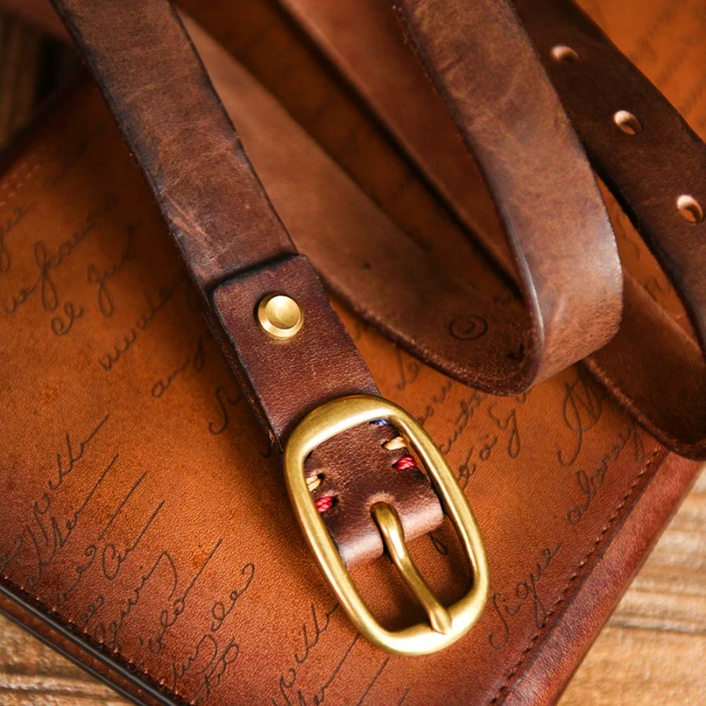 Estate Full-Grain Leather Belt