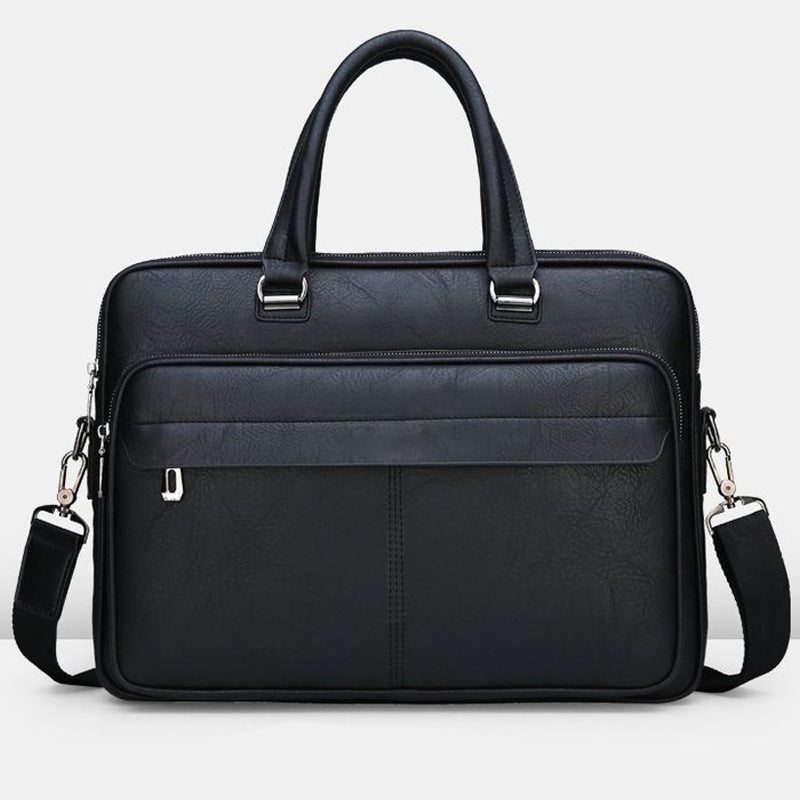 Genuine Leather Classic Business Briefcase