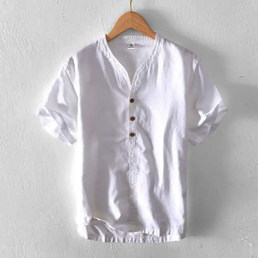 Essential Button-Up Cotton Shirt