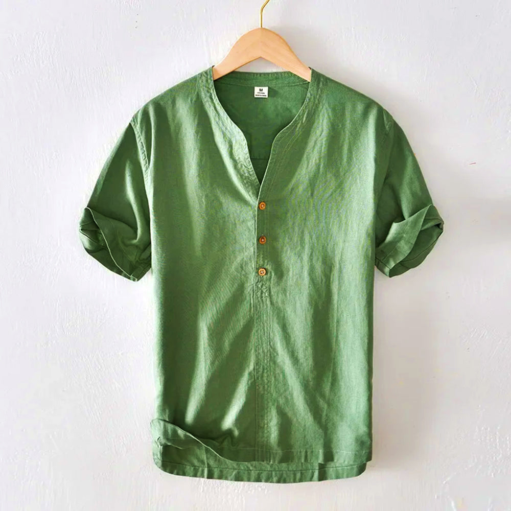 Essential Button-Up Cotton Shirt