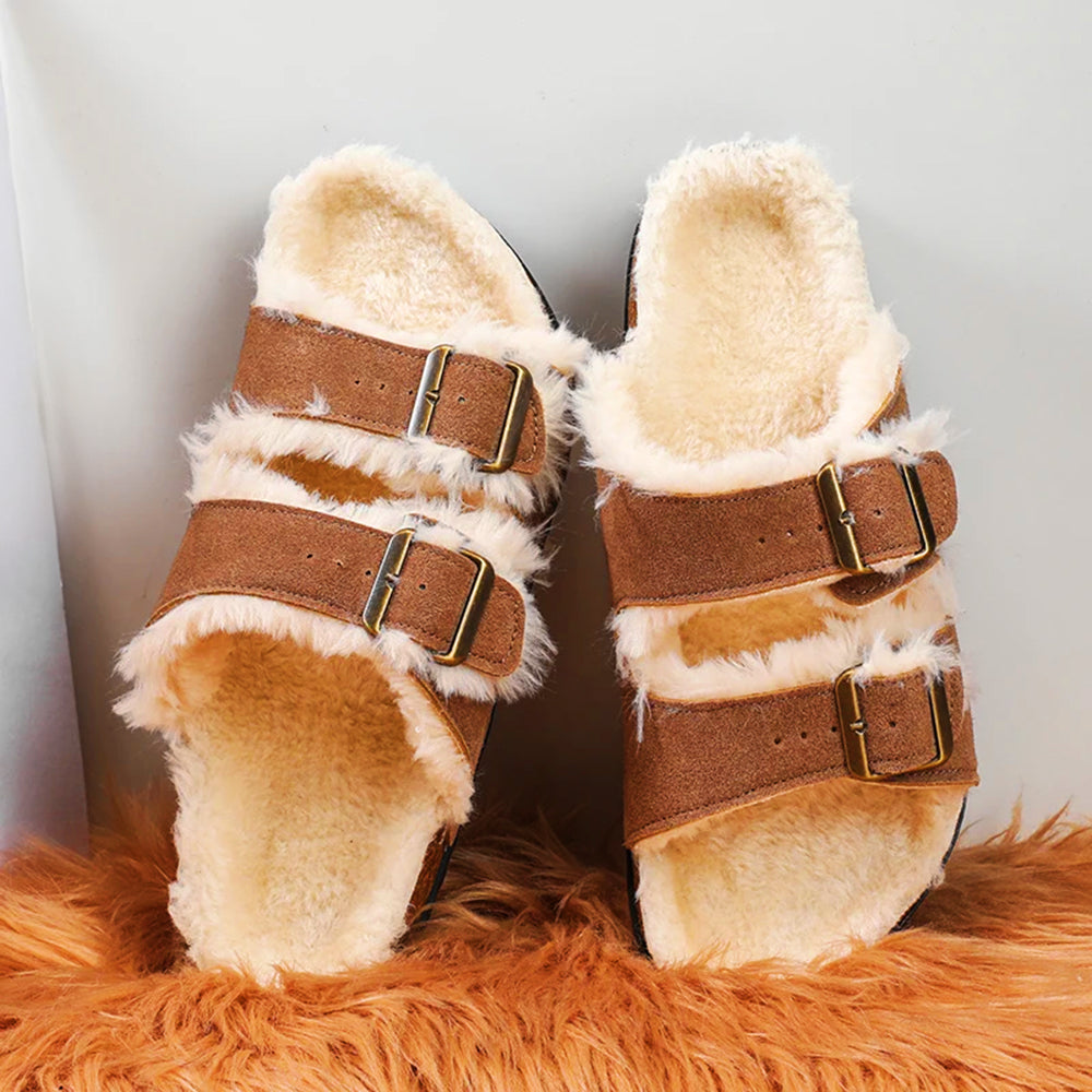 Faux Fur Indoor Winter Slippers