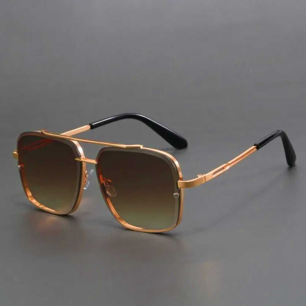 Sleek Alloy Frame Photochromic Sunglasses